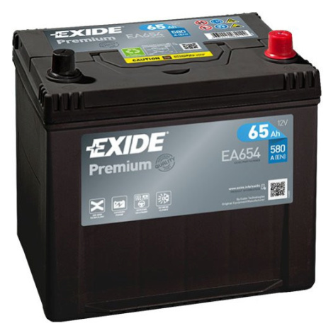 EXIDE Premium 65Ah Autobatéria 12V , 580A , EA654