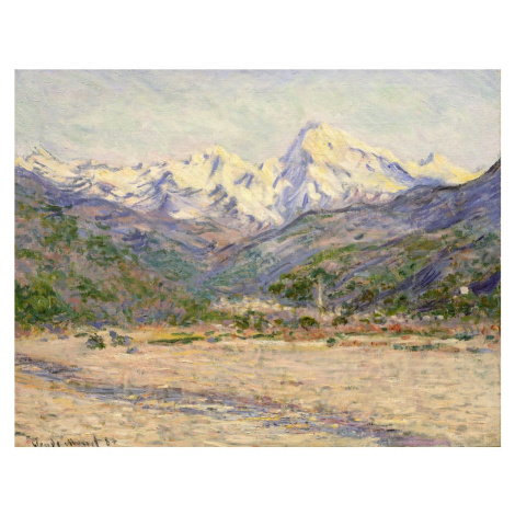 Obraz - reprodukcia 70x55 cm Valley of the Nervia, Claude Monet – Fedkolor