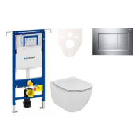 Cenově zvýhodněný závěsný WC set Geberit do lehkých stěn / předstěnová + WC Ideal Standard Tesi 