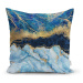 Obliečka na vankúš Minimalist Cushion Covers Marble With Blue, 45 x 45 cm