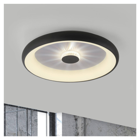 Stropné svietidlo Vertigo LED, CCT, Ø 61,5 cm, čierne