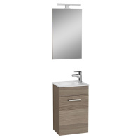 Kúpeľňová zostava s umývadlom, zrkadlom a osvetlením VitrA Mia 39x61x28 cm cordoba MIASET40C
