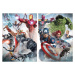 Puzzle Marvel Mania Educa 2x500 dielov a Fix lepidlo od 11 rokov