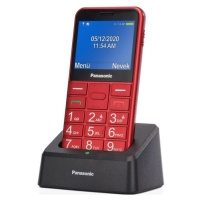 Panasonic KX-TU155EXRN tlačidlový mobilný telefón red