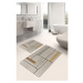Svetlohnedé kúpeľňové predložky v súprave 2 ks 60x100 cm – Mila Home