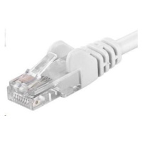 PREMIUMCORD Patch kábel UTP RJ45-RJ45 CAT5e 3m biela