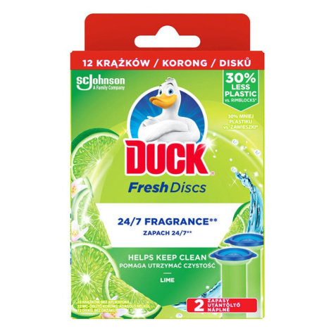 DUCK Fresh Discs WC Limetka náplň 2 x 36 ml