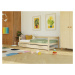 Benlemi Jednolôžková posteľ z dreva SAFE 5v1 so zábranou a úložným šuplíkom Zvoľte farbu: Biela,