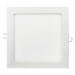 Mini LED panel 220x220, štvorcový vstavaný biely, 18W, 3000K (EMOS)