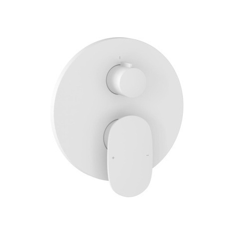 Sprchová a vaňová batéria Ravak Spring bez podomietkového telesa biela X070574