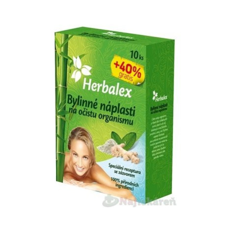 Herbalex bylinné náplasti na očistu organizmu 14 ks