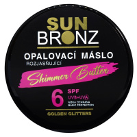 VIVACO Sun Bronz Opaľovacie maslo s rozjasňujúcimi glitrami SPF6, 100 ml