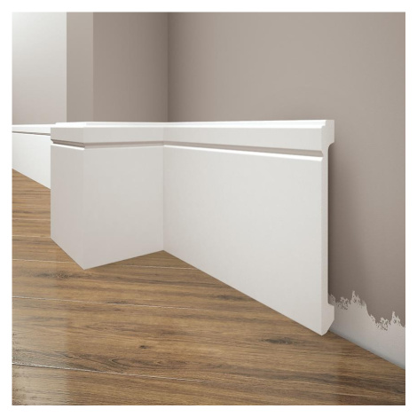 Lista podlahova Elegance LPC-30-101 biela matná CREATIVA BY CEZAR