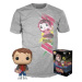 Funko POP! & Tee: Späť na Future - Marty w/Hoverboard S