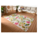 Kusový koberec Flair 105613 Flowers and Leaves Multicolored – na ven i na doma - 120x180 cm Hans