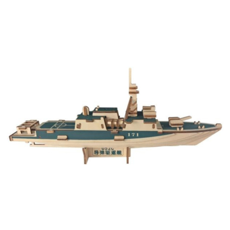 Woodcraft Drevené 3D puzzle Torpédoborec 052C