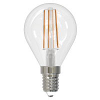 LED žiarovka E14 4W filament kvapka stmievateľná