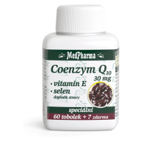 MEDPHARMA Coenzym Q10 30 mg + vitamín E + selén 67 tobolek