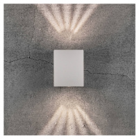 Vonkajšie nástenné LED Canto Kubi 2, 10 cm, biele