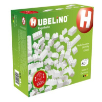 HUBELINO Guličková dráha - kocky biele 60 ks