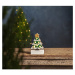Bielo-zelená svetelná dekorácia s vianočným motívom Freddy – Star Trading
