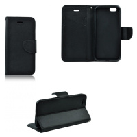 Apple iPhone 6 / 6S, Bočné otváracie puzdro, stojan, Fancy Book, čierna