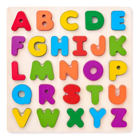 Woody Puzzle ABC -masívne písmená na doske