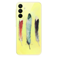 Odolné silikónové puzdro iSaprio - Three Feathers - Samsung Galaxy A15 / A15 5G