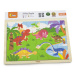 Puzzle na podstavci Viga 51460 24 dielikov - dinosaury