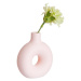 LOOPY Mini váza 12 cm - sv. ružová