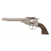 Gonher Revolver kovbojský strieborný kovový 8 rán