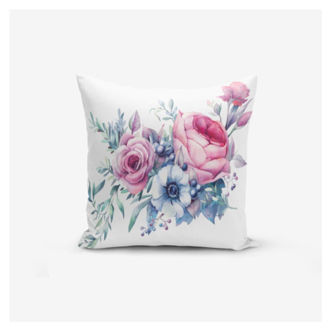 Obliečka na vankúš s prímesou bavlny Minimalist Cushion Covers Liandnse Special Design Flower, 4