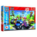 Puzzle Tlapková patrola na motorkách/Paw patrol 100 dielikov 41x27,5cm v krabici 29x19x4cm