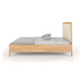 Béžová/v prírodnej farbe dvojlôžková posteľ z bukového dreva 160x200 cm Modena – Skandica