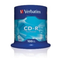 CD-R VERBATIM Extra Protection 700MB 52x cake box (bal=100ks)