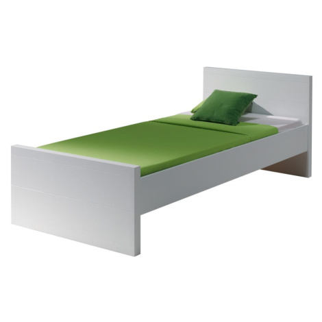 Biela posteľ Vipack Lara White, 90 × 200 cm