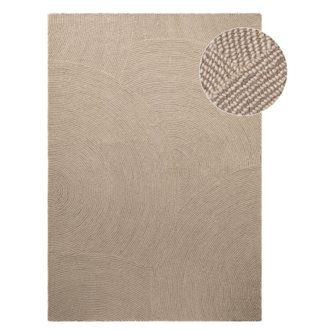 Béžový ručne tkaný vlnený koberec 200x300 cm Eleni Light Beige – Hanse Home