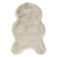 Krémovobiela syntetická kožušina 60x90 cm Super Teddy – Think Rugs