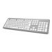 Hama 182610 bezdrôtová klávesnica KW-700, strieborná/biela