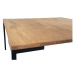 Norddan Dizajnový konferenčný stolík Willie 90 cm prírodný dub