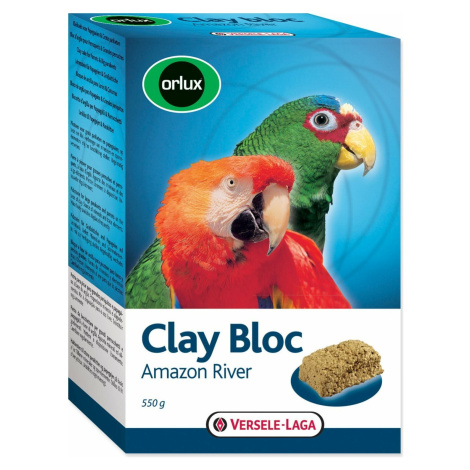 Blok Versele-Laga ílový Clay Bloc Amazon River pre väčšie papagáje 550g Versele Laga