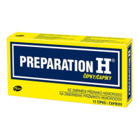 PREPARATION H čapíky na liečbu hemeroidov 12 ks