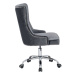 LuxD Kancelárska stolička Jett sivo-strieborná