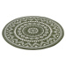 Kusový koberec Celebration 105504 Valencia Green kruh - 200x200 (průměr) kruh cm Hanse Home Coll