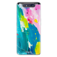 Odolné silikónové puzdro iSaprio - Abstract Paint 04 - Samsung Galaxy A80