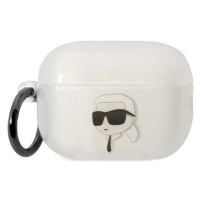 Púzdro Karl Lagerfeld Airpods Pro 2 cover transparent Ikonik Karl Lagerfeld (KLAP2HNIKTCT)