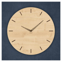 Minimalistické drevené hodiny