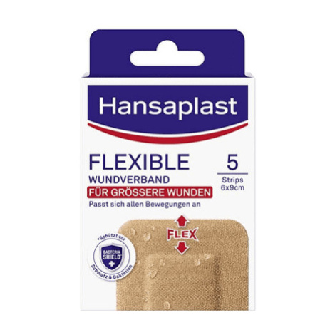 HANSAPLAST Flexible XXL náplasť elastická 6 x9 cm 5 ks