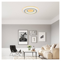 Sabatino LED stropné svietidlo, biela/antracitová, Ø 48 cm, CCT