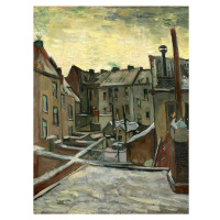 Obraz - reprodukcia 30x40 cm Houses Seen from the Back, Vincent van Gogh – Fedkolor